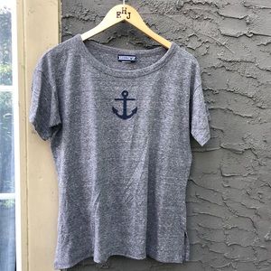Grey Anchor Tee